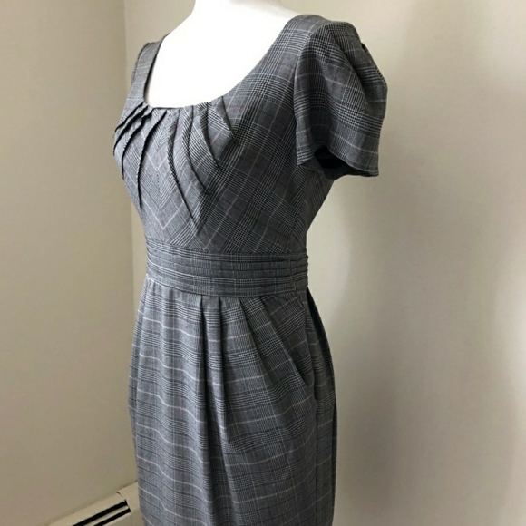 Max and Cleo Dress Size: 6 Tartan Plaid Cap Sleeve Pleated NWT New - Picture 3 of 9